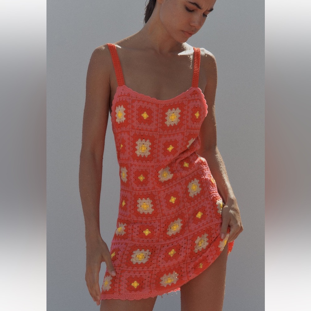 Zara crochet dress